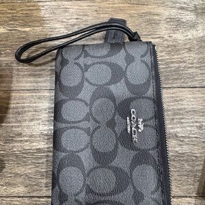 Coach Black Wristlet Wallet